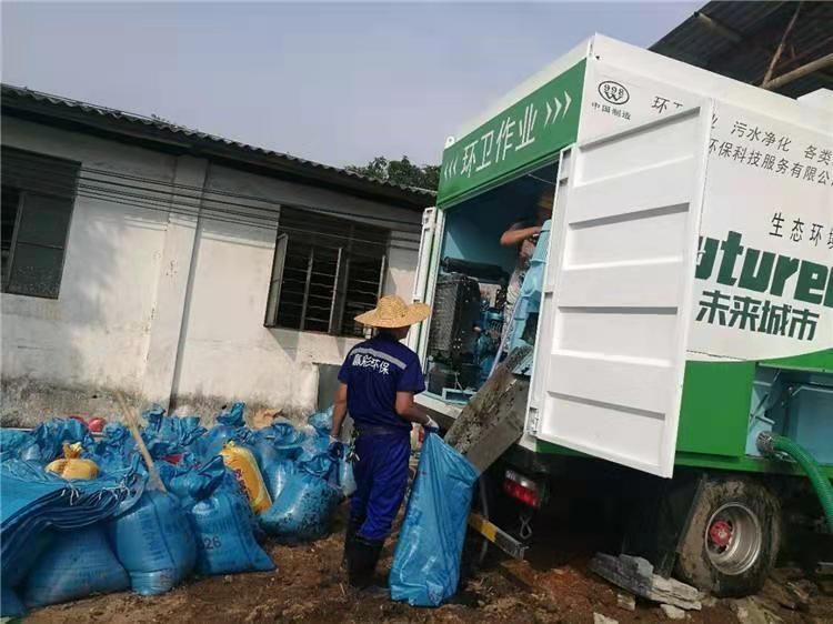 噶尔工业污泥压干处理